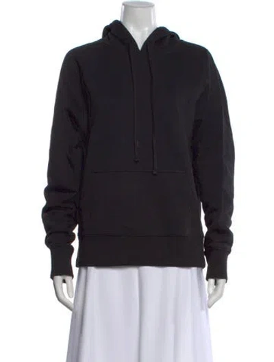 Pre-owned Zadig & Voltaire Crew Neck Long Sleeve Hoodie In Black