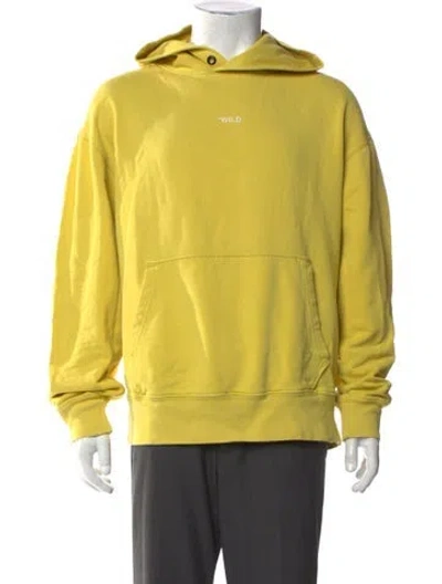 Pre-owned Zadig & Voltaire Crew Neck Long Sleeve Hoodie In Yellow