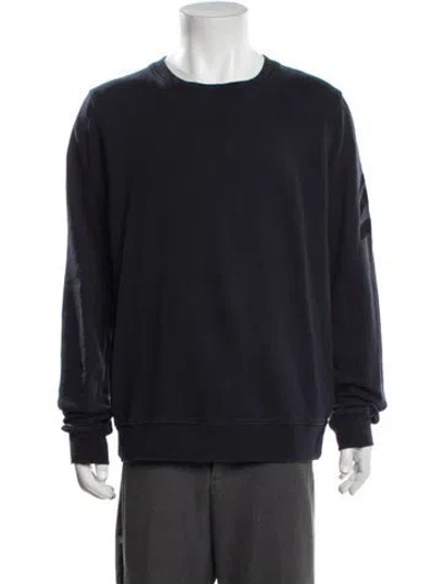 Pre-owned Zadig & Voltaire Crew Neck Long Sleeve Pullover In Blue