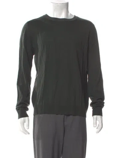 Pre-owned Zadig & Voltaire Crew Neck Long Sleeve Pullover In Green