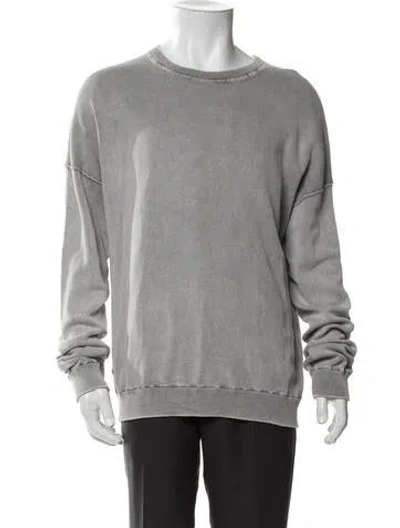 Pre-owned Zadig & Voltaire Crew Neck Long Sleeve Pullover In Grey