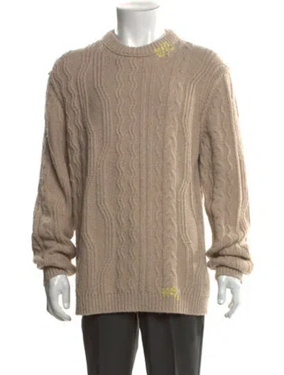 Pre-owned Zadig & Voltaire Crew Neck Long Sleeve Pullover In Neutral
