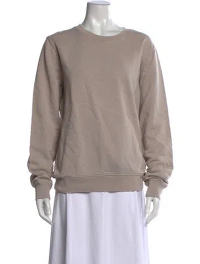 Pre-owned Zadig & Voltaire Crew Neck Long Sleeve Sweatshirt In Neutrals