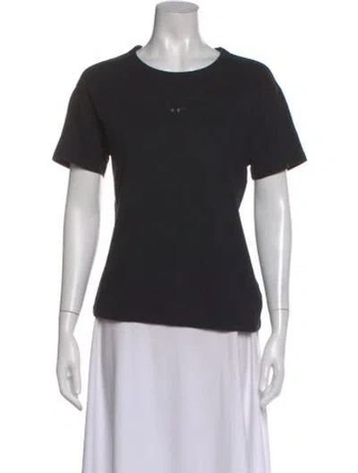 Pre-owned Zadig & Voltaire Crew Neck Short Sleeve T-shirt In Black