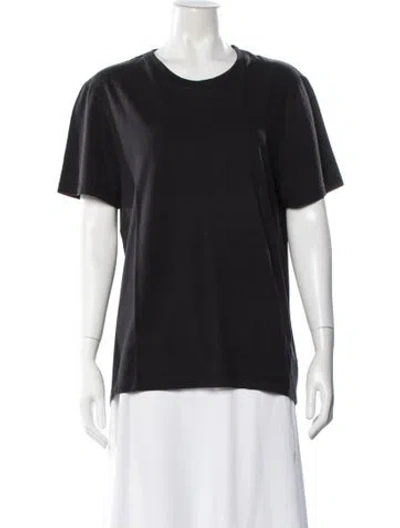 Pre-owned Zadig & Voltaire Crew Neck Short Sleeve T-shirt In Black
