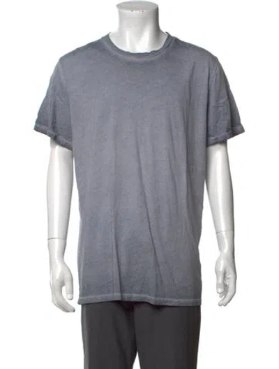 Pre-owned Zadig & Voltaire Crew Neck Short Sleeve T-shirt In Grey