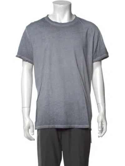Pre-owned Zadig & Voltaire Crew Neck Short Sleeve T-shirt In Grey