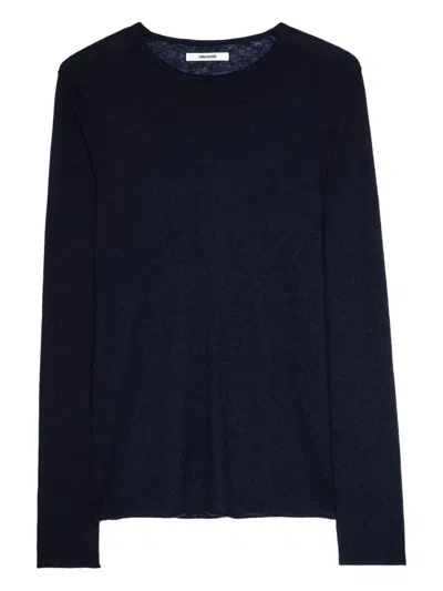Zadig & Voltaire Crew-neck Sweater In Blue