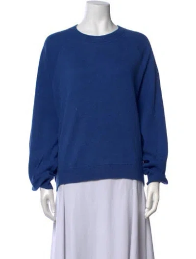 Pre-owned Zadig & Voltaire Crew Neck Sweater In Blue