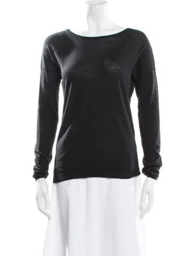 Pre-owned Zadig & Voltaire Crew Neck Sweater In Gray