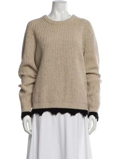 Pre-owned Zadig & Voltaire Crew Neck Sweater In Neutral