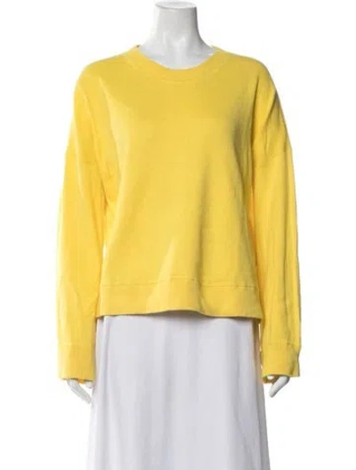 Pre-owned Zadig & Voltaire Crew Neck Sweater In Yellow