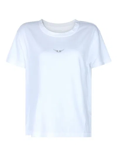 Zadig And Voltaire Crew Neck T-shirt In White