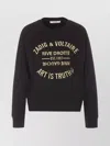 Zadig & Voltaire Logo-embroidered Organic-cotton Sweatshirt In Black