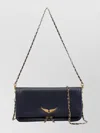 Zadig & Voltaire Crossbody Bag With Chain And Straps In Blue