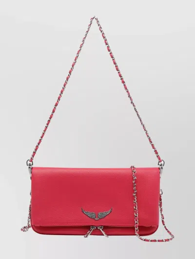 ZADIG & VOLTAIRE CROSSBODY BAG WITH CHAIN AND STRAPS