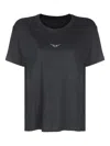 Zadig & Voltaire Black Cotton T-shirt In Black