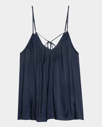 Zadig & Voltaire Cym Pleated Satin Camisole