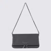 Zadig & Voltaire Dark Grey Leather Rock Shoulder Bag
