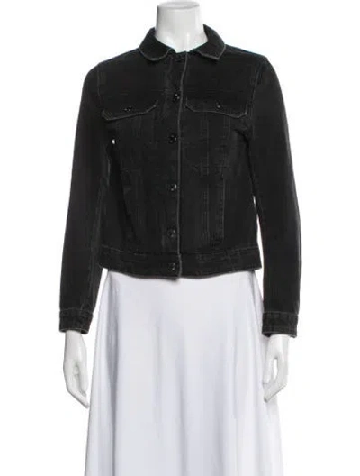 Pre-owned Zadig & Voltaire Denim Jacket In Black