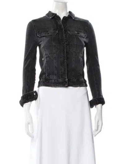 Pre-owned Zadig & Voltaire Denim Jacket In Black