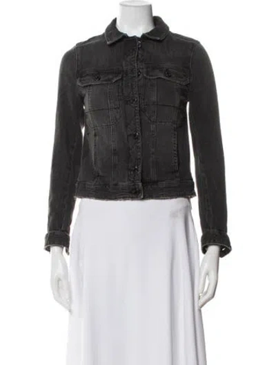 Pre-owned Zadig & Voltaire Denim Jacket In Black