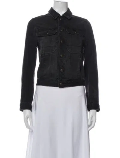 Pre-owned Zadig & Voltaire Denim Jacket In Black