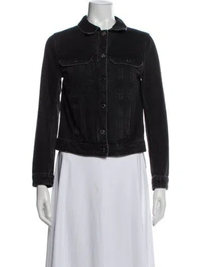 Pre-owned Zadig & Voltaire Denim Jacket In Black