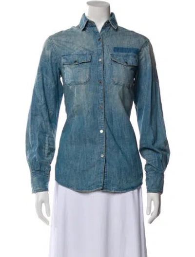 Pre-owned Zadig & Voltaire Denim Jacket In Blue