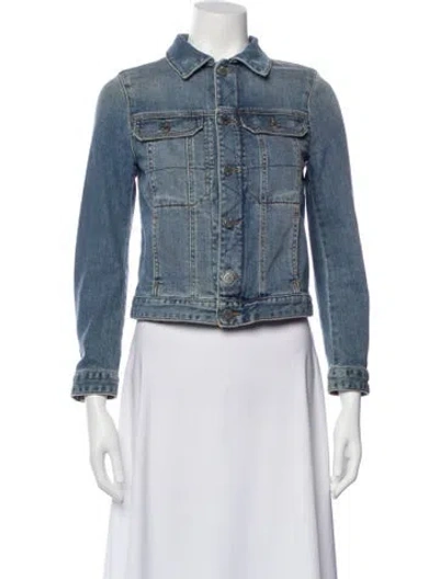 Pre-owned Zadig & Voltaire Denim Jacket In Blue