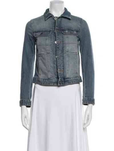 Pre-owned Zadig & Voltaire Denim Jacket In Blue