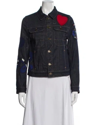 Pre-owned Zadig & Voltaire Denim Jacket In Blue