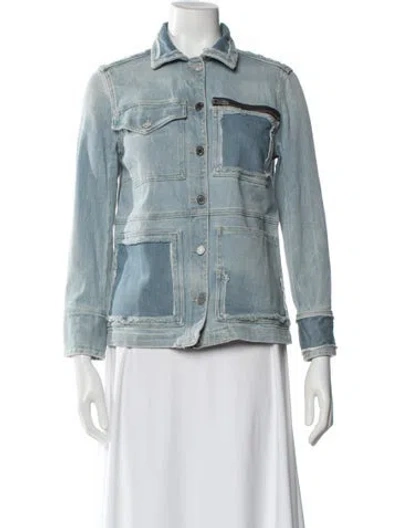 Pre-owned Zadig & Voltaire Denim Jacket In Blue