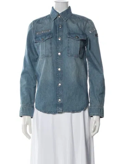 Pre-owned Zadig & Voltaire Denim Jacket In Blue