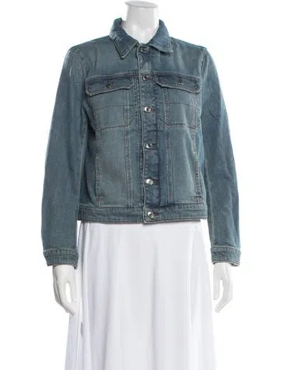 Pre-owned Zadig & Voltaire Denim Jacket In Blue