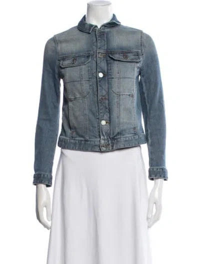 Pre-owned Zadig & Voltaire Denim Jacket In Blue