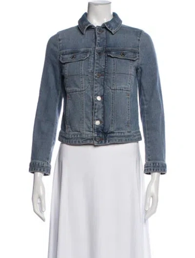 Pre-owned Zadig & Voltaire Denim Jacket In Blue