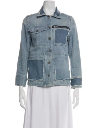 Pre-owned Zadig & Voltaire Denim Jacket In Blue