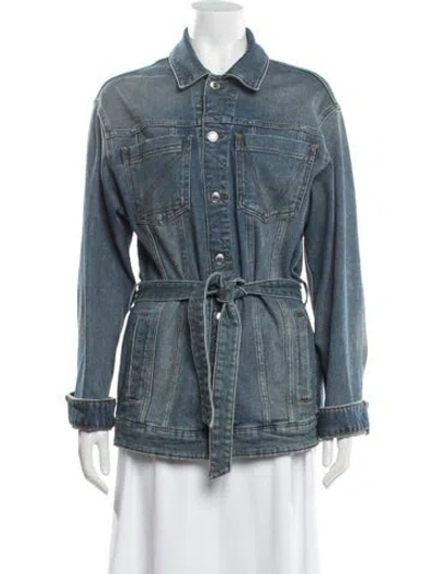 Pre-owned Zadig & Voltaire Denim Jacket In Blue