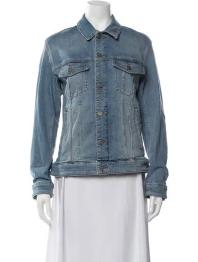 Pre-owned Zadig & Voltaire Denim Jacket In Blue