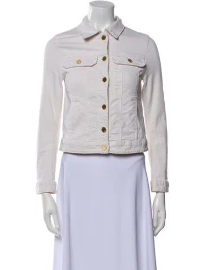 Pre-owned Zadig & Voltaire Denim Jacket In Pink