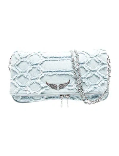 Pre-owned Zadig & Voltaire Denim Shoulder Bag In Blue