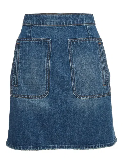 Pre-owned Zadig & Voltaire Denim Skirt