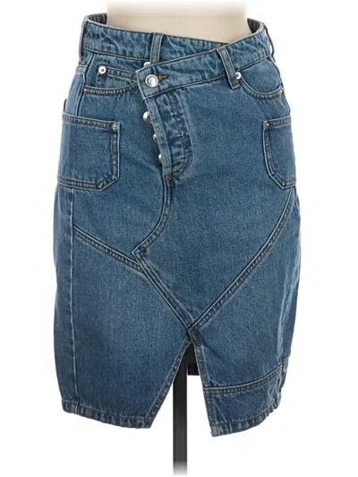 Pre-owned Zadig & Voltaire Denim Skirt In Blue