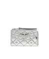 Zadig & Voltaire Diamond-pattern Wallet In Gray