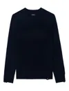 Zadig & Voltaire Distressed Sweater In Blue