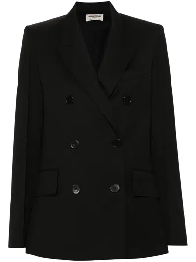 ZADIG & VOLTAIRE DOUBLE-BREASTED BLAZER