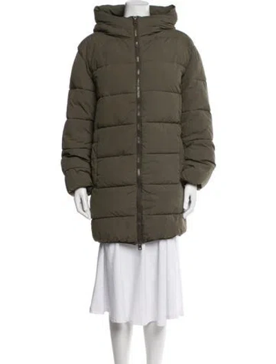 Pre-owned Zadig & Voltaire Down Coat In Green