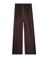 Zadig & Voltaire Poma Tailleur Drawstring Pants In Brown
