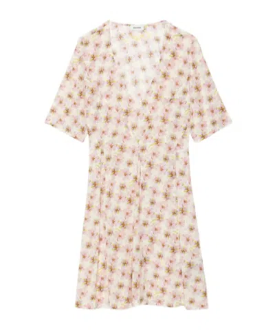 Zadig & Voltaire Womens Pear Rodalas Floral-print Woven Mini Dress In Multi